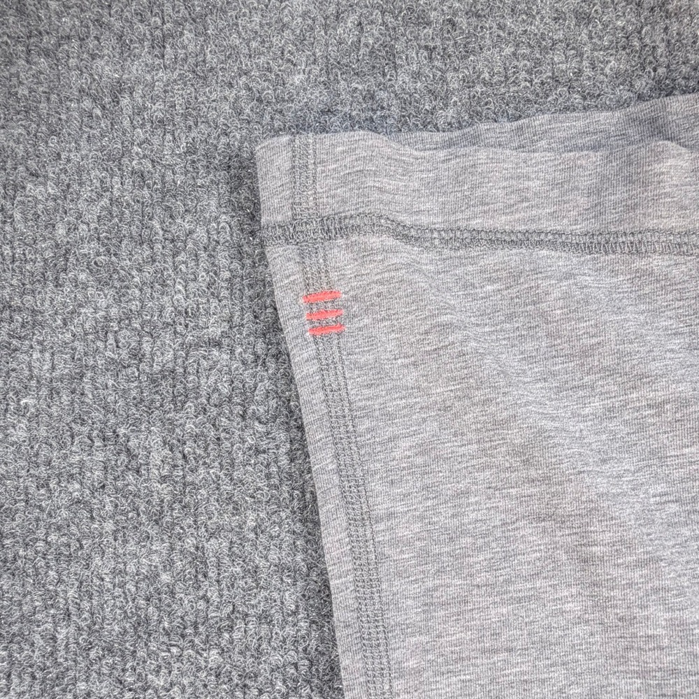 Lululemon Womens Heathered Grey Short Sleeve Athletic Training Tee Med #2829